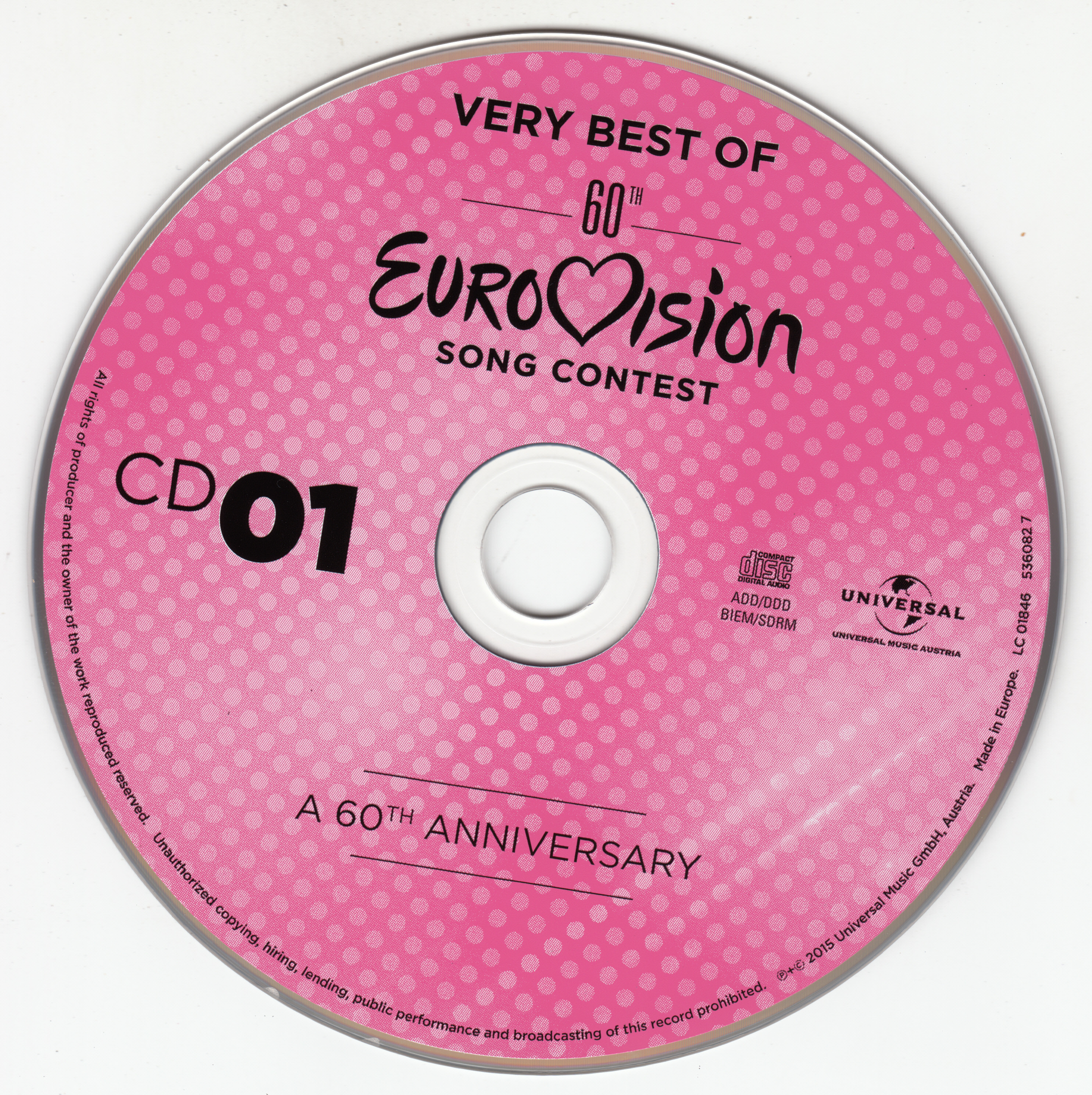 Eurovision Song Contest  Very Best Of A 60th Anniversary : CD1